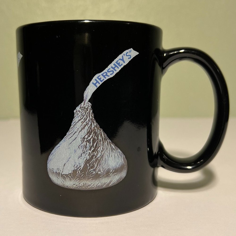 Hershey’s Chocolate Kisses Candy Wrapped in Shiny Silver Foil Mug